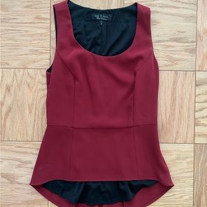 Rag & Bone Pleated Scoop Neck Top